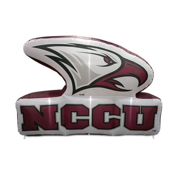 Logo Brands North Carolina Central Eagles Pre-Lit 7’x10’ Inflatable