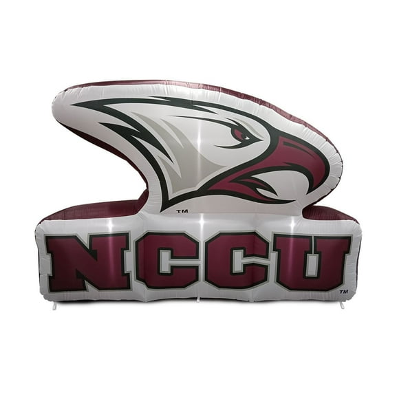 Logo Brands North Carolina Central Eagles Pre-Lit 7’x10’ Inflatable