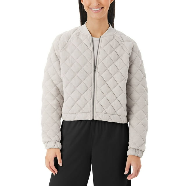 Member's Mark Women's Quilted Bomber Jacket