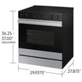 thumbnail image 4 of Samsung Bespoke 6.3 cu. ft. Slide-In Electric Range w/ Air Sous Vide, 4 of 11