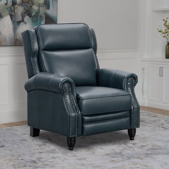 Pollenza Leather Pushback Recliner Chair