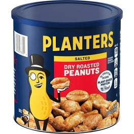Planters Salted Dry Roasted Peanuts Canister, 52
