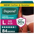thumbnail image 3 of Depend Fresh Protection Incontinence Underwear for Women, Choose Size, 3 of 11