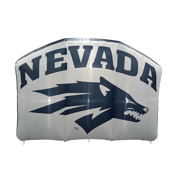 Logo Brands Nevada Wolf Pack Pre-Lit 7’x10’ Team Inflatable