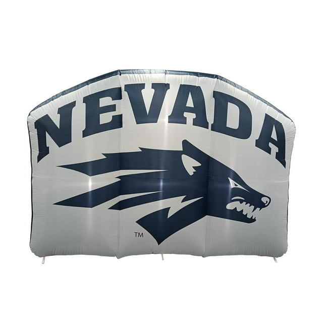 Logo Brands Nevada Wolf Pack Pre-Lit 7’x10’ Team Inflatable