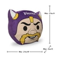 thumbnail image 5 of Logo Brands Minnesota Vikings Puff Pillow, 5 of 5