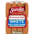 thumbnail image 1 of Sara Lee Restaurant Style White Hot Dog Buns, 16 ct., 1 of 8