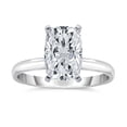 thumbnail image 1 of Lab Created Elongated Cushion Cut Diamond Ring in 18K Gold, 1 of 5