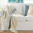 thumbnail interactive-video image 1 of Member's Mark Woven Cotton Throw with Tassels, 60" x 70", 1 of 4