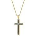 thumbnail image 2 of 0.46 CT. T.W. Round Cut Diamond Cross Pendant Necklace in 14k Gold, 2 of 5