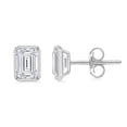 thumbnail image 1 of Lab Created Fancy Cut Diamond Stud Earrings in 14K Gold, 1 of 6