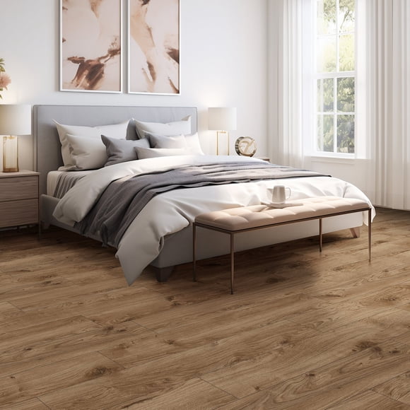 Select Surfaces Classic Oak Waterproof Laminate Flooring, 14.99 sq. ft. per box