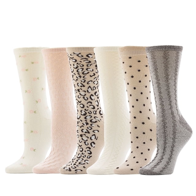 Cuddl Duds Women's 6-Pack So Soft Sock