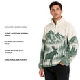 thumbnail image 5 of State Of Mine Men’s Sherpa Quarter Zip Pullover, 5 of 8