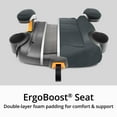 thumbnail image 4 of Chicco KidFit ClearTex Plus 2-in-1 Belt Positioning Booster Car Seat, Obsidian, 4 of 8