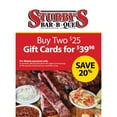 thumbnail image 2 of Stubby's BBQ Restaurant Gift Card - 2 x $25, 2 of 3