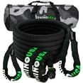 thumbnail image 1 of Rhino 7/8'' Kinetic Recovery Rope and (2) 3/8'' Soft Shackles, Black, 1 of 7