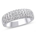thumbnail image 1 of Round Cut Pavé Diamond Band in 14K Gold, 1 of 6