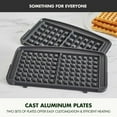 thumbnail image 5 of GreenPan Elite Ceramic Nonstick 2-Square Waffle Maker (Choose Color), 5 of 8