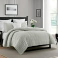 thumbnail image 1 of Swift Home Oversized Crinkle Enzyme Wash Quilted Coverlet, Assorted Sizes, 1 of 6