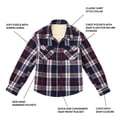 thumbnail image 6 of Member's Mark Boys Fleece Shacket, 6 of 6