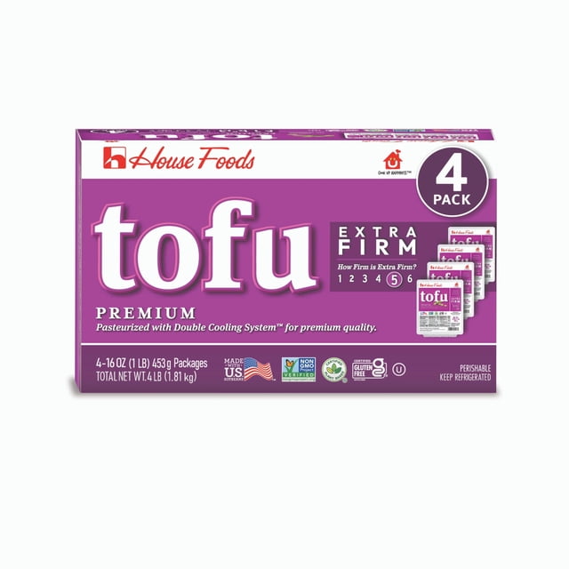 House Foods Extra Firm Tofu, 16 oz. each, 4 pk.
