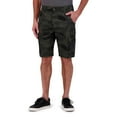thumbnail image 1 of IRON Clothing Co Men's Flex Waistband Stretch Twill Multi Pocket Cargo Short, 1 of 5