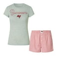 thumbnail image 1 of Tampa Bay Buccaneers Women's 2-Piece Pajama Short Set, 1 of 7