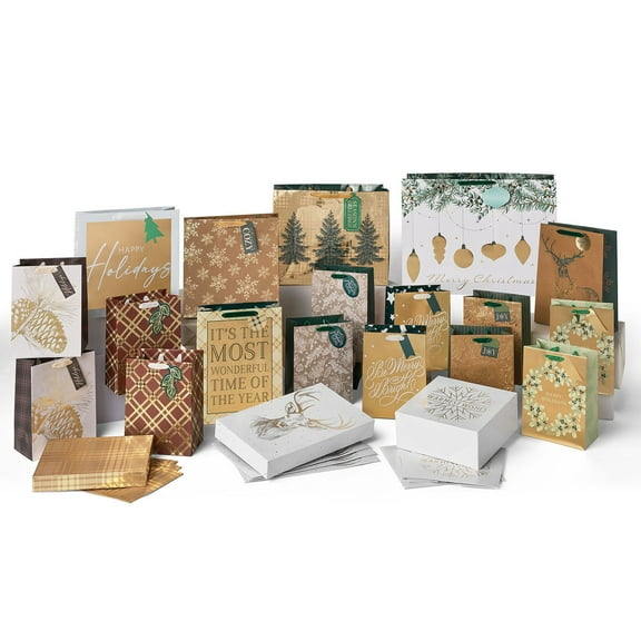 Member's Mark 30ct Holiday Gift Bags and Gift Boxes