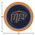 thumbnail image 2 of Collegiate Round Paper Plates, 10", 85 ct., Choose Your Team, 2 of 6