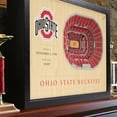 thumbnail image 2 of YouTheFan Ohio State Buckeyes 25-Layer Basketball Stadium View 3D Wall Art, 2 of 5