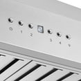thumbnail image 4 of Forno Orvieto Wall Mount Range Hood In Stainless-Steel with Baffle Filters & Chimney, 4 of 5