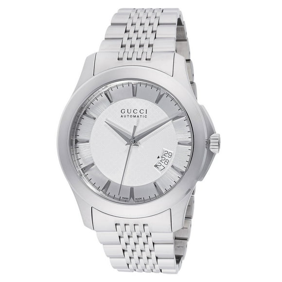 Gucci Timeless Silver Bracelet Watch, 44mm