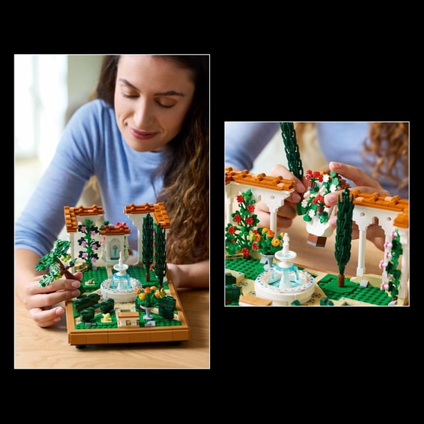 LEGO Icons Fountain Garden Building Set for Adults, 1302 pcs