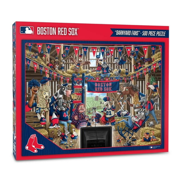 YouTheFan MLB 500 pc. Barnyard Fans Puzzle, Assorted Teams