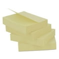 thumbnail image 3 of Universal Self-Stick Note Pads, 3 x 3, Yellow, 100-Sheet, 18/Pack, 3 of 5