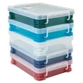 thumbnail image 1 of Super Stacker, Document Boxes, Assorted Colors, 5 Pack, 1 of 5