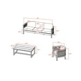 thumbnail image 5 of Member's Mark Ember Deep Seating Set with Sunbrella Fabric, 4pc, 5 of 6