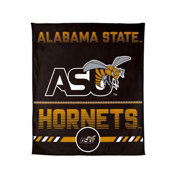 Logo Brands Alabama State Hornets 60"x70" Super Plush Blanket