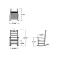 thumbnail image 8 of POLYWOOD Texas Star Rocking Chair, 8 of 8