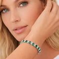 thumbnail image 4 of Pear Cut Gemstone Bracelet in Sterling Silver, 4 of 4