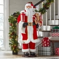 thumbnail image 1 of Member’s Mark 5' Animated Singing Santa, 1 of 2