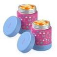 thumbnail image 1 of Bentgo Kids 2-Pack Stainless Steel Food Jar, Assorted Designs, 1 of 5