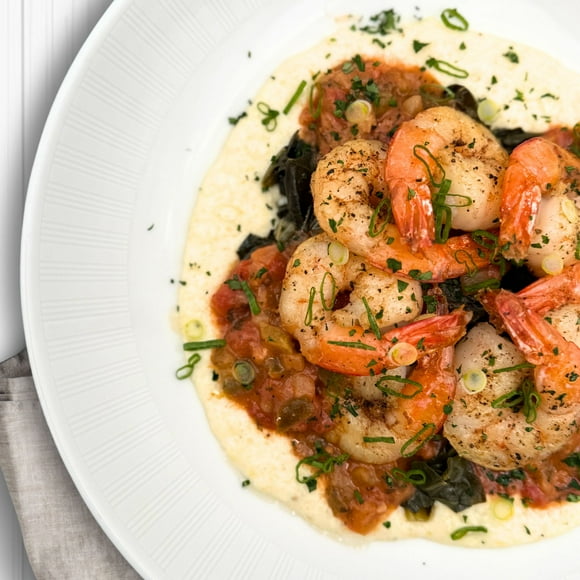 Shrimp and Cheese Grits Meal Kit, Frozen, 5.5 lbs.