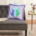 thumbnail image 1 of Wicked Faux Fur Decorative Pillow, 22"x22", 1 of 7