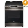 thumbnail image 1 of LG 6.3 cu. ft. Smart Electric Single Oven Slide-in Range with New Handle and Printproof® Stainless Steel, 1 of 8