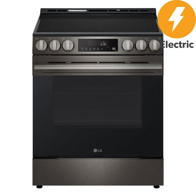 LG 6.3 cu. ft. Smart Electric Single Oven Slide-in Range with New Handle and Printproof® Stainless Steel