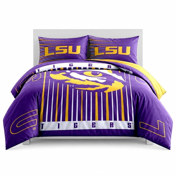 Logo Brands LSU Tigers Comforter Set