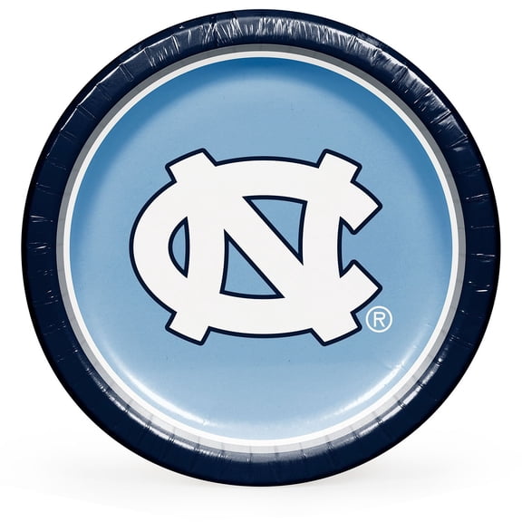 Collegiate Round Paper Plates, 10", 85 ct., Choose Your Team