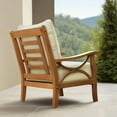 thumbnail image 3 of Sonoma Lane Catalina Teak Sofa Set with Sunbrella Fabric, 5pc, 3 of 12